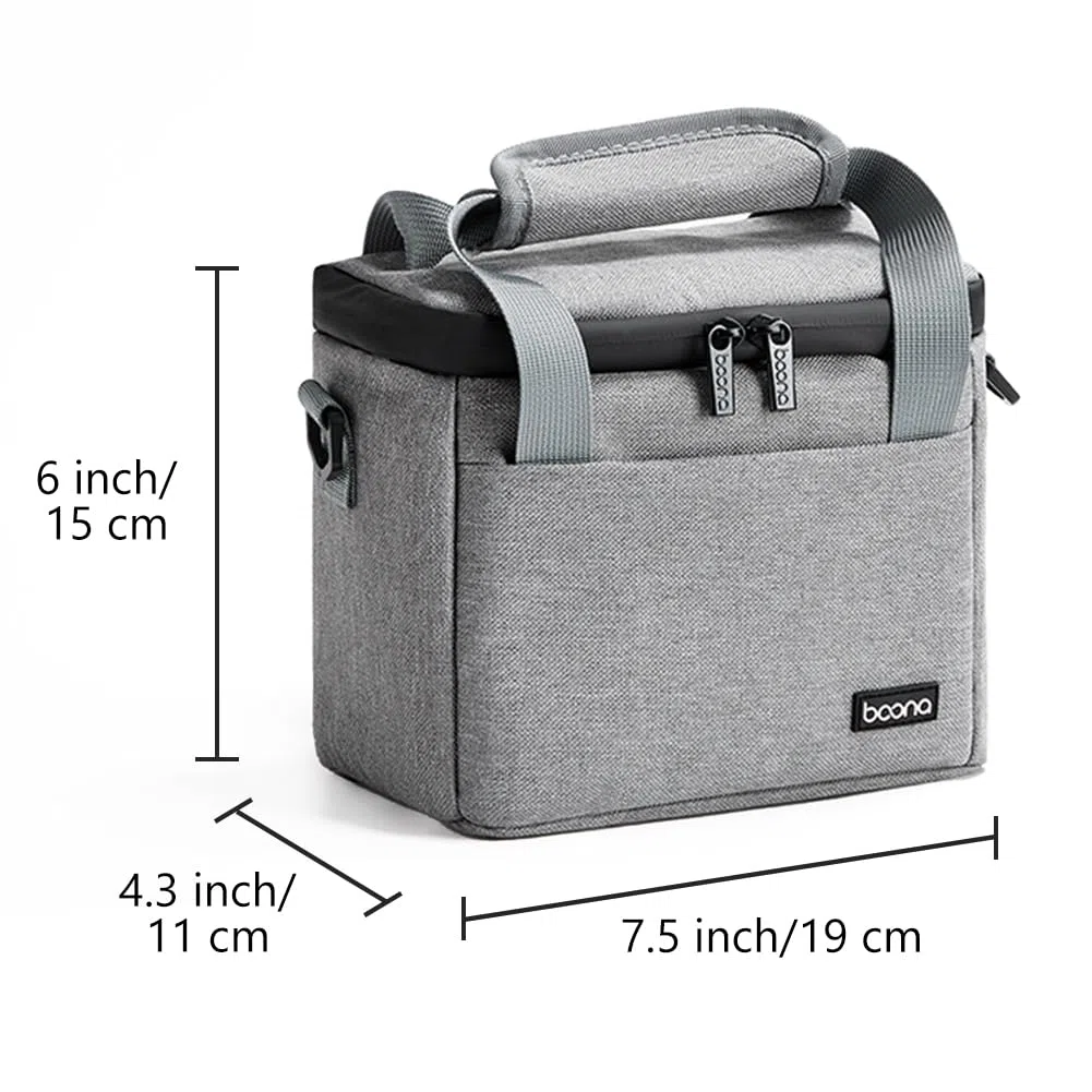 Custodia per Drone DJI Mini 4K/4/2 SE, Borsa a Tracolla per Accessori e Telecomandi - Zaino Portatile Oxford Impermeabile con Maniglia e Cinghia (Grigio)