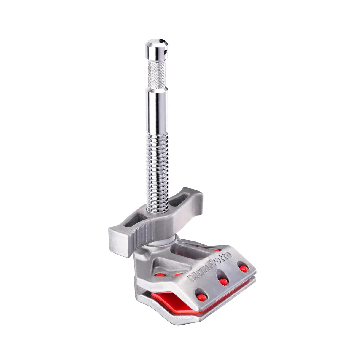 Manfrotto Morsetto a Ganascia, End Vice Jaw Clamp 2", Heavy Duty, Apertura 2in/5cm, Portata Max 50kg, Perno Baby 5/8”/16mm, Studio Fotografico, Supporto Luce, Pannelli Riflettori, Camera Rig, C50EJ