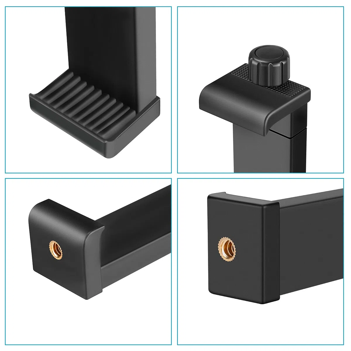 Neewer Supporto adattatore per treppiede per tablet iPad da 16 a 23,5 cm, morsetto regolabile per iPad Mini, iPad 2/3/4, iPad Air/Air2, iPad Pro, Microsoft Surface Samsung Tab 7.0 Series