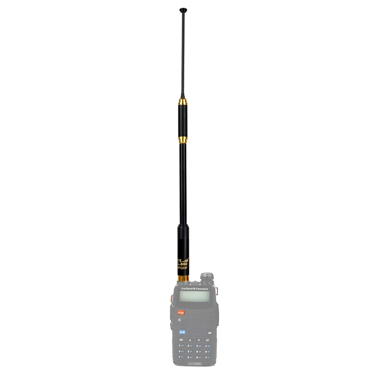 HYS Antenna retrattile SMA femmina VHF/UHF 144/430 MHz Dual Band rimovibile e sostituibile Ham Radio Antenna Per Baofeng Quansheng Wouxun Radio a 2 vie