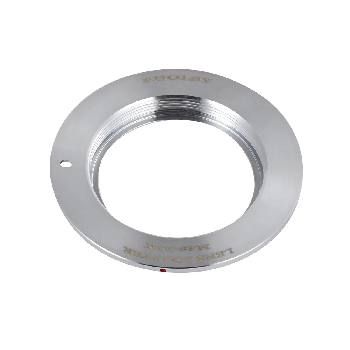 PHOLSY Anello Adattatore per Lenti Messa a Fuoco Manuale per Obiettivi M42 42mm Mount e Compatibile con Nikon F AI-Mount Corpo Fotocamera, M42 su F