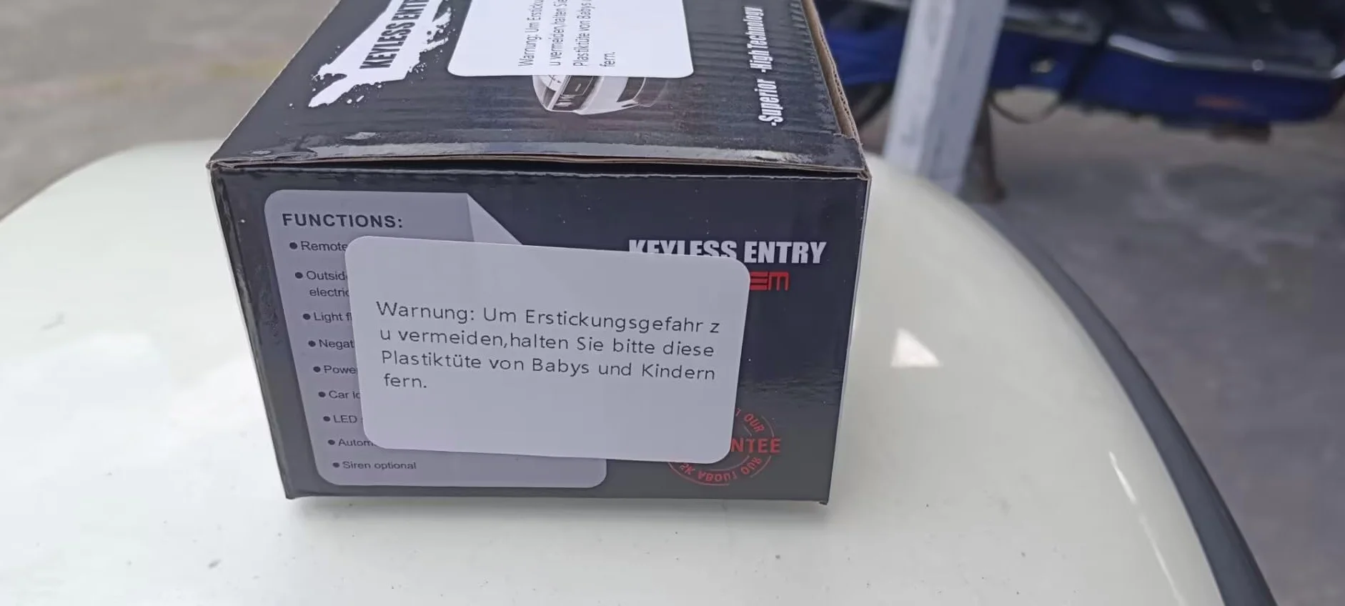 XUKEY Chiusura Centralizzata per Auto Universale Keyless Go Retrofit Sistema di Accesso senza Chiave Serratura per Auto Sistema di Accesso senza Chiave con 2 Kit di Controllo Remoto