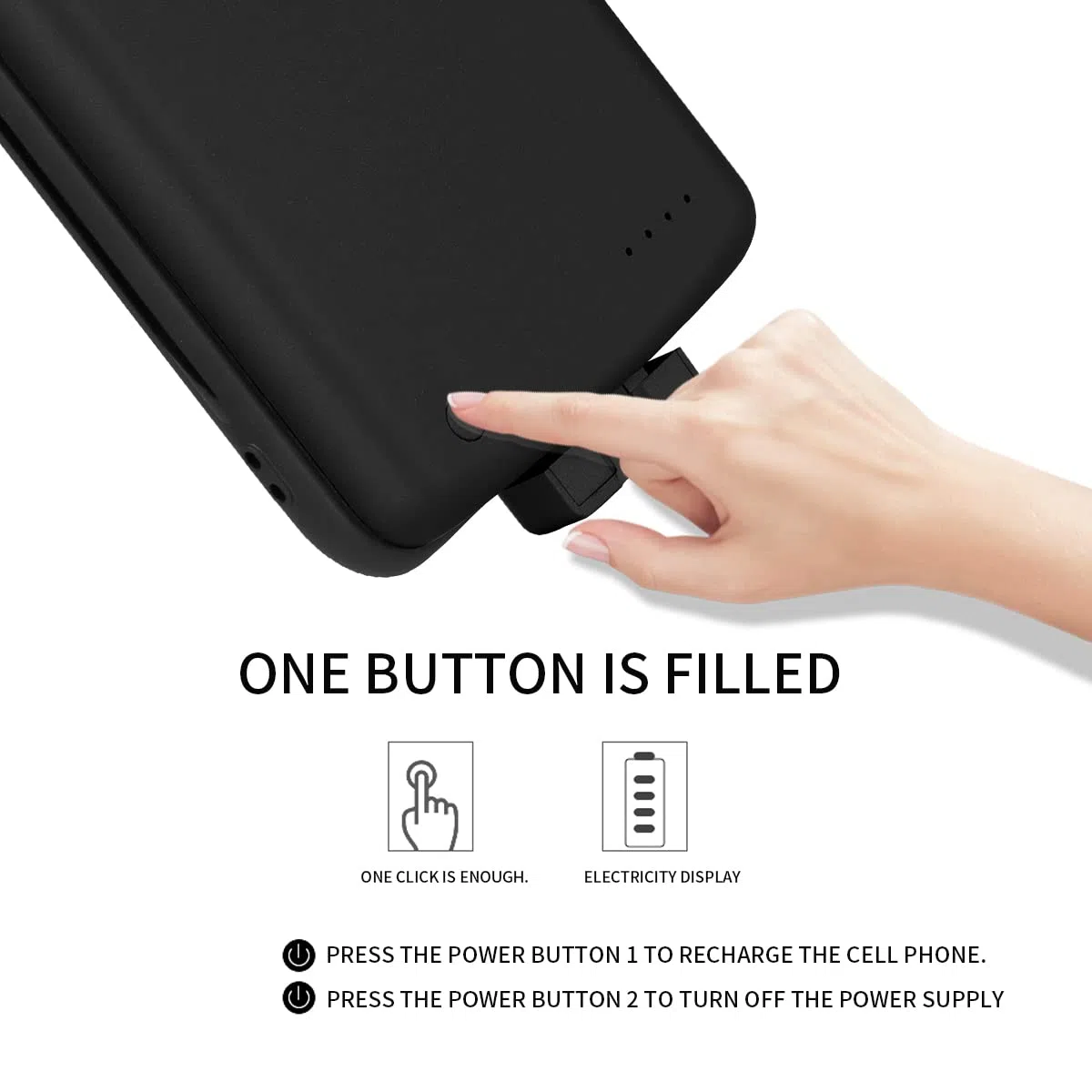 A53 Custodia Batteria per Samsung Galaxy A53 5g, 5000mAh Backup Power Bank Batteria Esterna per Galaxy A53 Custodia di Ricarica Portatile Caricatore con A53 5g Protezione Dello Schermo Fotocamera