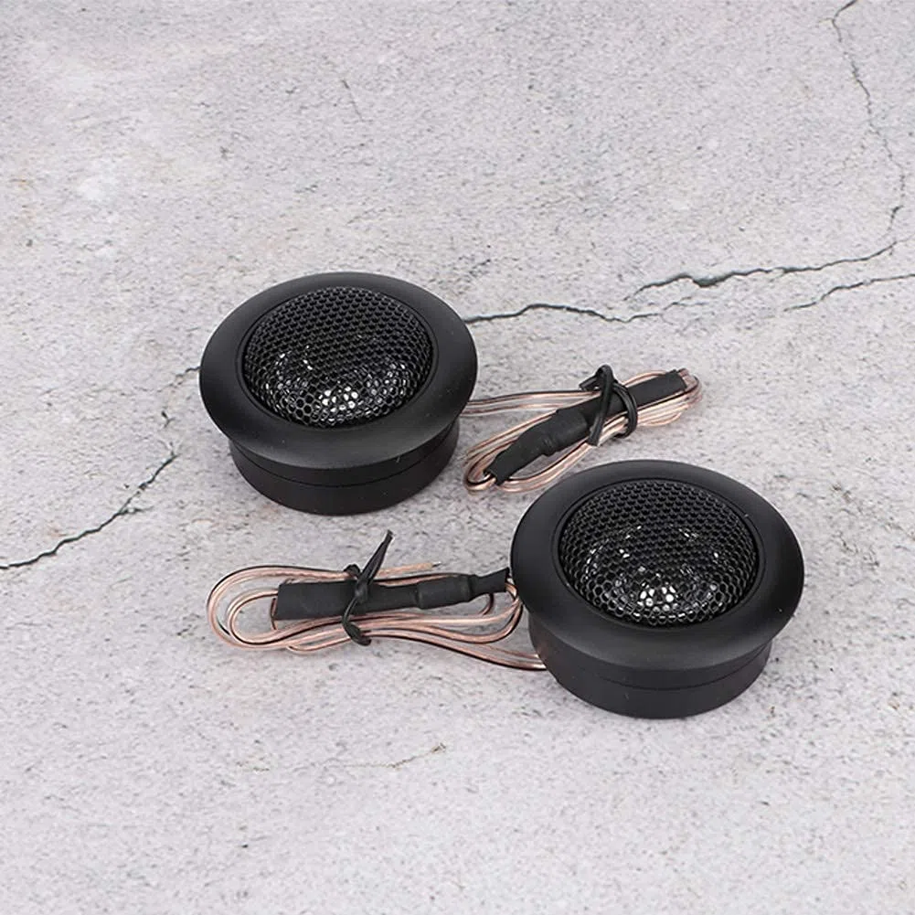 Tyenaza Altoparlanti per auto, Tweeter per auto Coppia generale 12V 120W Auto Mini Super Power Altoparlanti per tweeter a cupola ad alta potenza Altoparlanti per tweeter a cupola micro a tromba