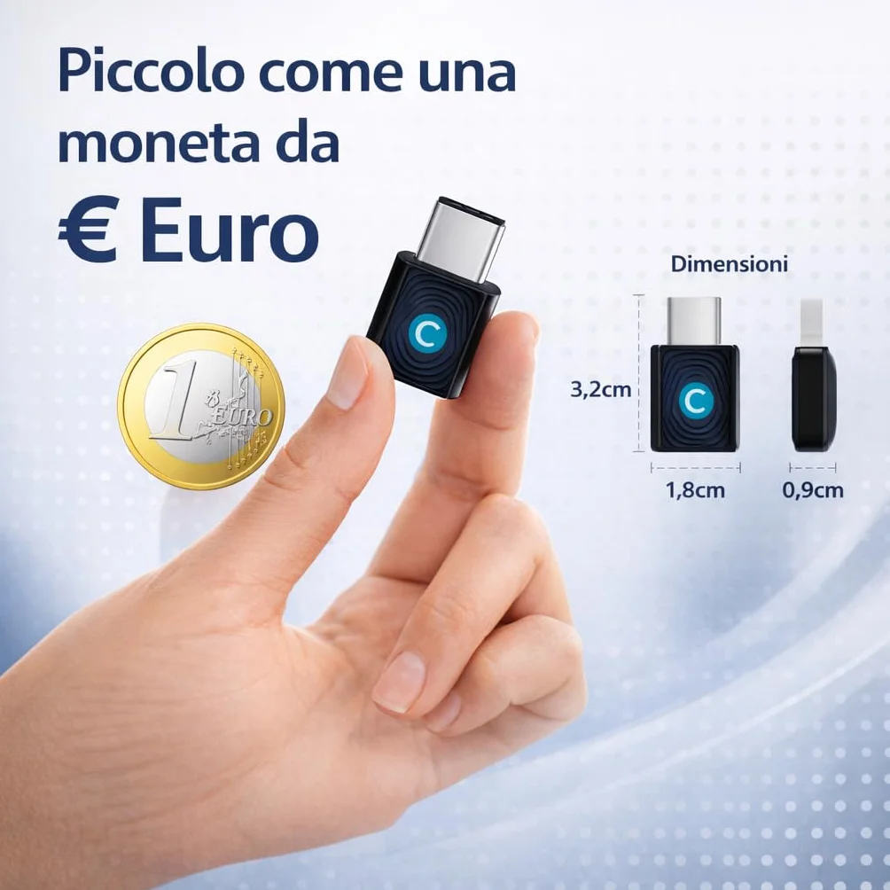 Adattatore CarPlay Wireless e Android Auto 2 in 1 - WiFi 6 5GHz Mini USB Converte Cavo in Wireless - Plug & Play Connessione Rapida 9s per iPhone iOS 10+ Android 11+ Auto dal 2016