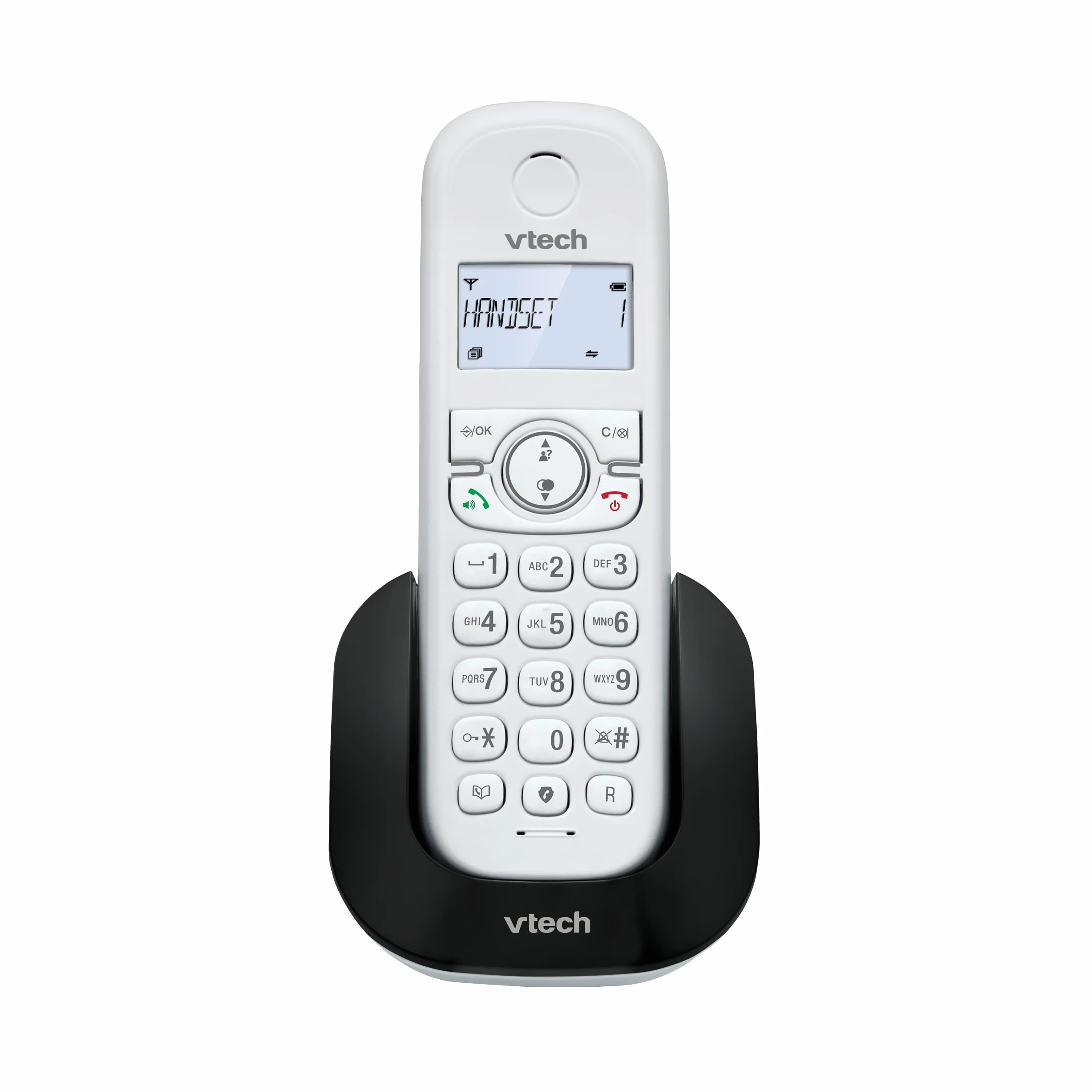 VTech CS1500 Telefono Cordless Casa DECT con vivavoce, Telefono fisso casa per anziani, doppia ricarica, blocco chiamate, identificatore di chiamata, display retroilluminato e tastiera, modalità ECO