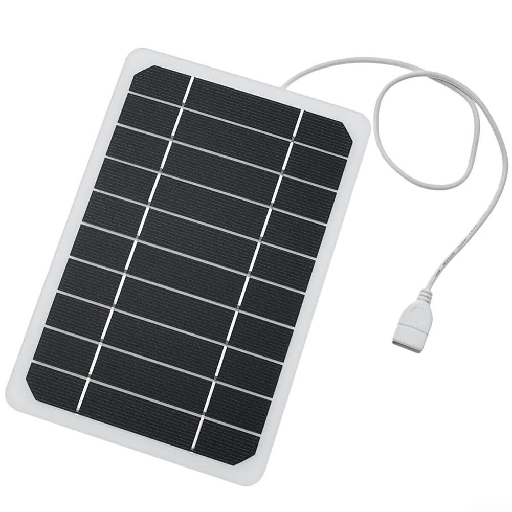 Il pannello solare da 5 V 10 W fornisce un'efficace potenza di uscita per la ricarica di vari dispositivi Caricabatterie solare portatile per esterni con uscita USB fornisce