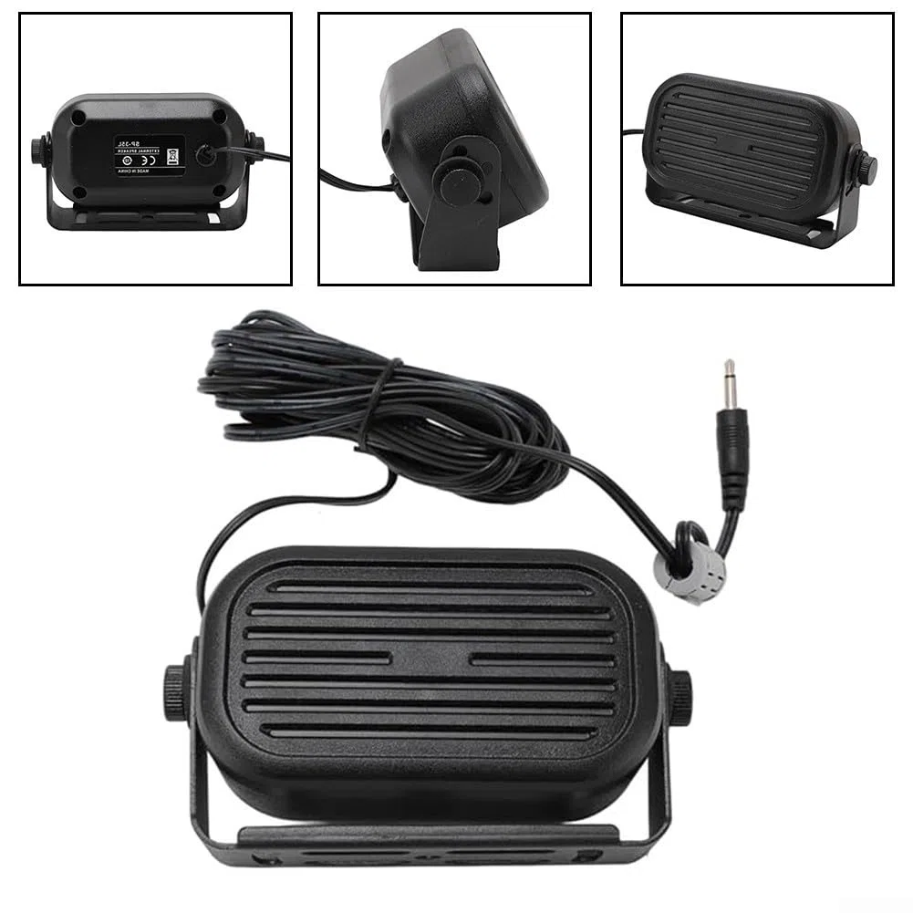 Altoparlante esterno SP-35 per Icom IC-2730 ID-5100 ID-4100 IC-7100 IC-718, potenza nominale 4 Ohm 5 Watt, cavo da 2 metri per una facile installazione in spazi ristretti