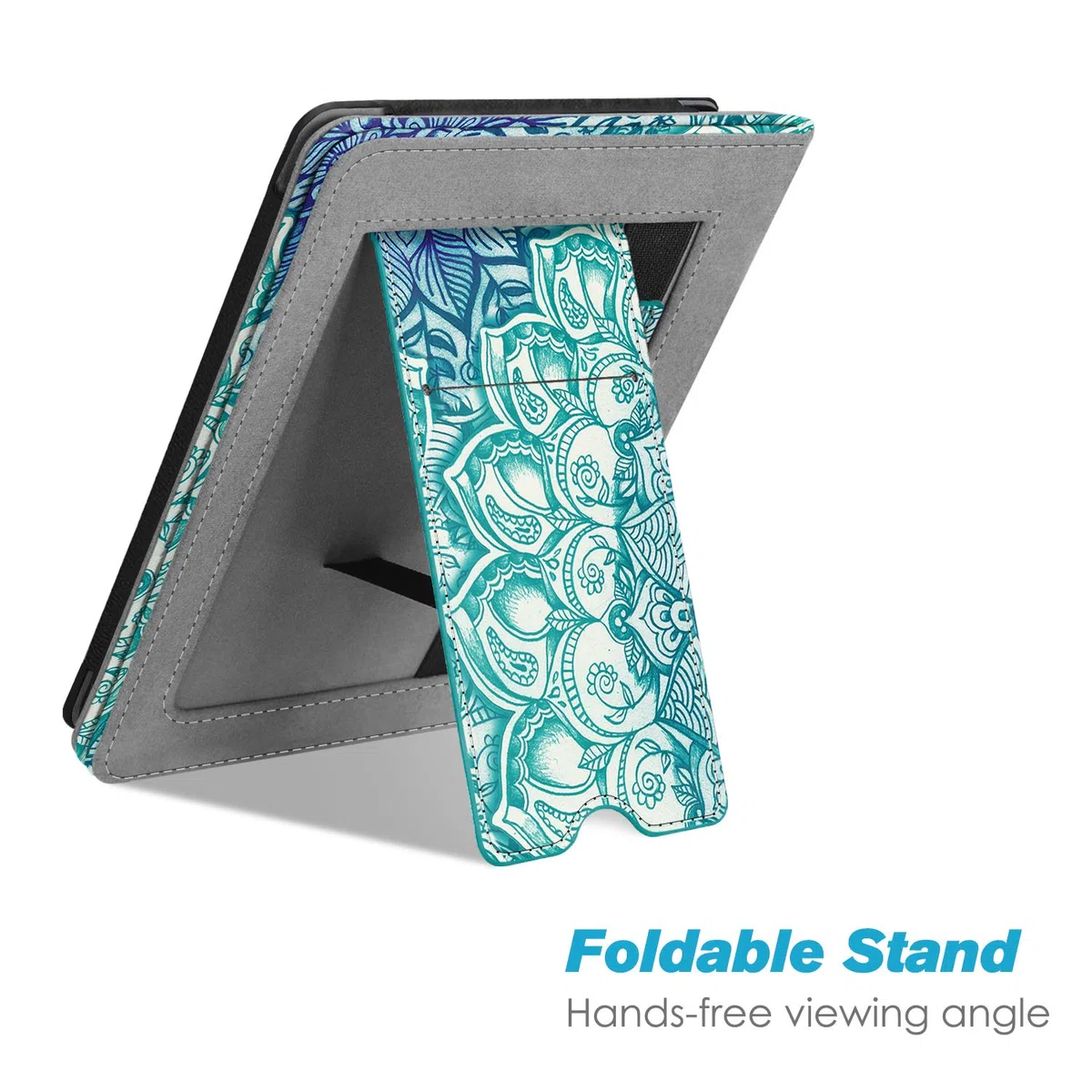 FINTIE Custodia per 6" Kindle Paperwhite (10ª generazione 2018 & All Generazione 2012-2017) - Premium PU Stand Cover Protettiva Card Slot e Hand Strap con Funzione Auto Sveglia/Sonno, Emerald