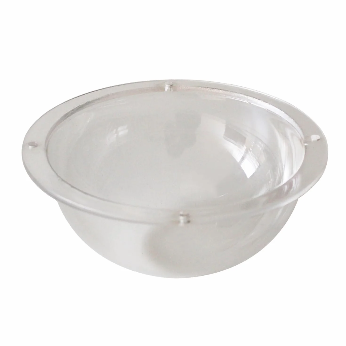 Copertura a cupola per telecamera di sicurezza esterna in acrilico trasparente antipioggia antipolvere semisferica sostituzione protezione videosorveglianza plastica dome copri (OD120mm H60mm)