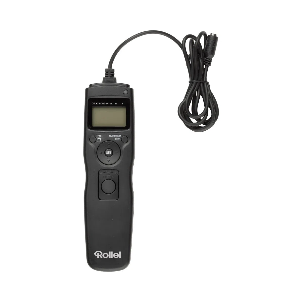 Rollei Cavo di scatto Nikon - Telecomando con Schermo LCD con Retroilluminazione - Nero