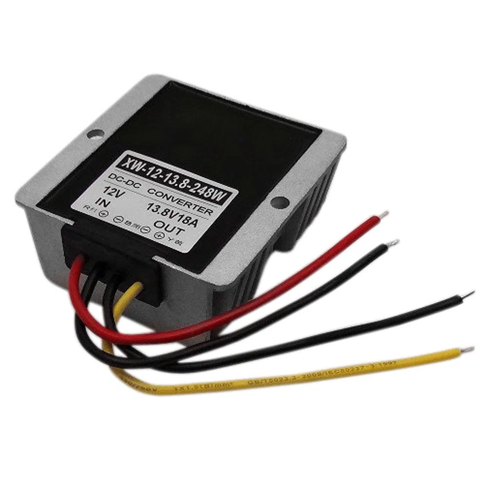 Blackr 12V a 13.8V DC Boost Converter, 18A 248W DC Alimentazione Tensione Step Up Changer Adapter Regolatore