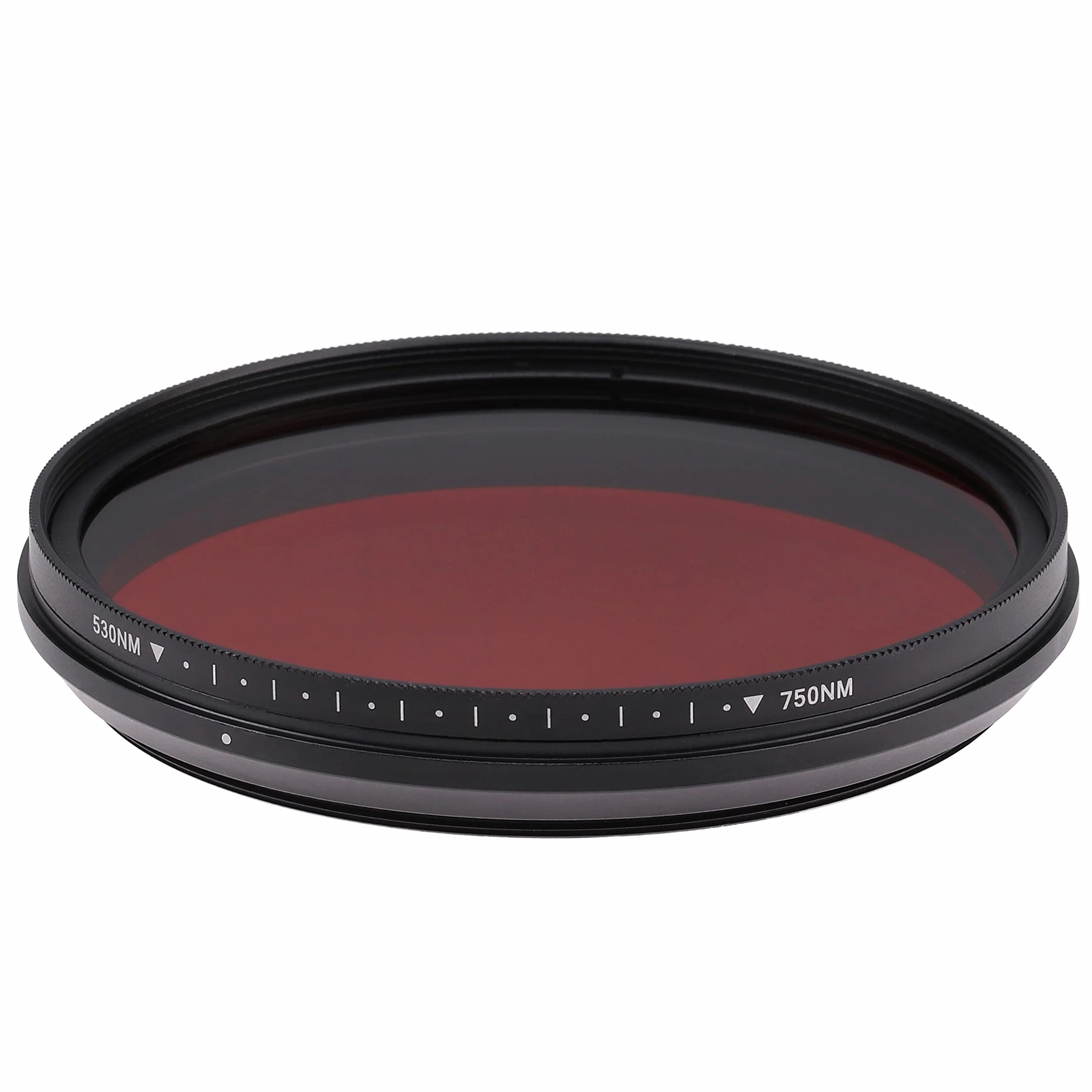 Fotga 82 mm, 6 in 1, filtro per lenti a raggi infrarossi, regolabile da 530 nm a 650 nm, 680 nm, 720 nm, 750 nm