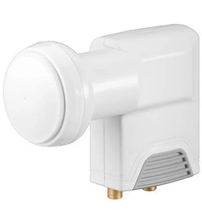 Sotel goobay Universal Twin LNB, grigio- bianco