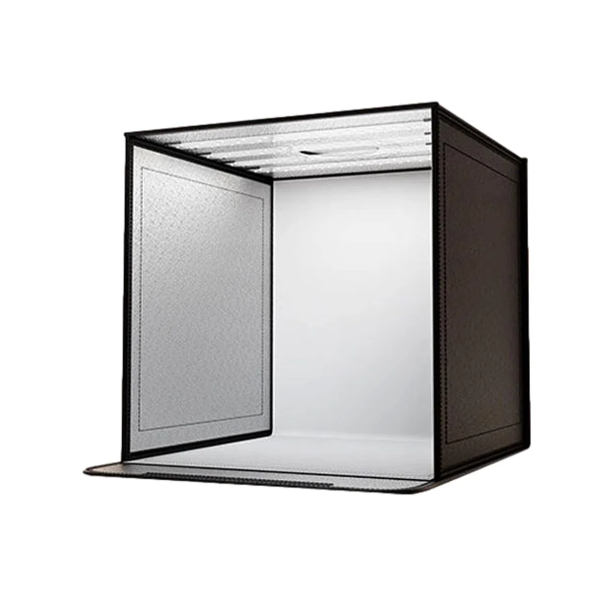 LED Lightbox Booth - da studio pieghevole, cubo di fotografia compatta | Struttura di illuminazione display di sfondo dimmerabile, pannello di configurazione di tiro portatile per accessori Figu