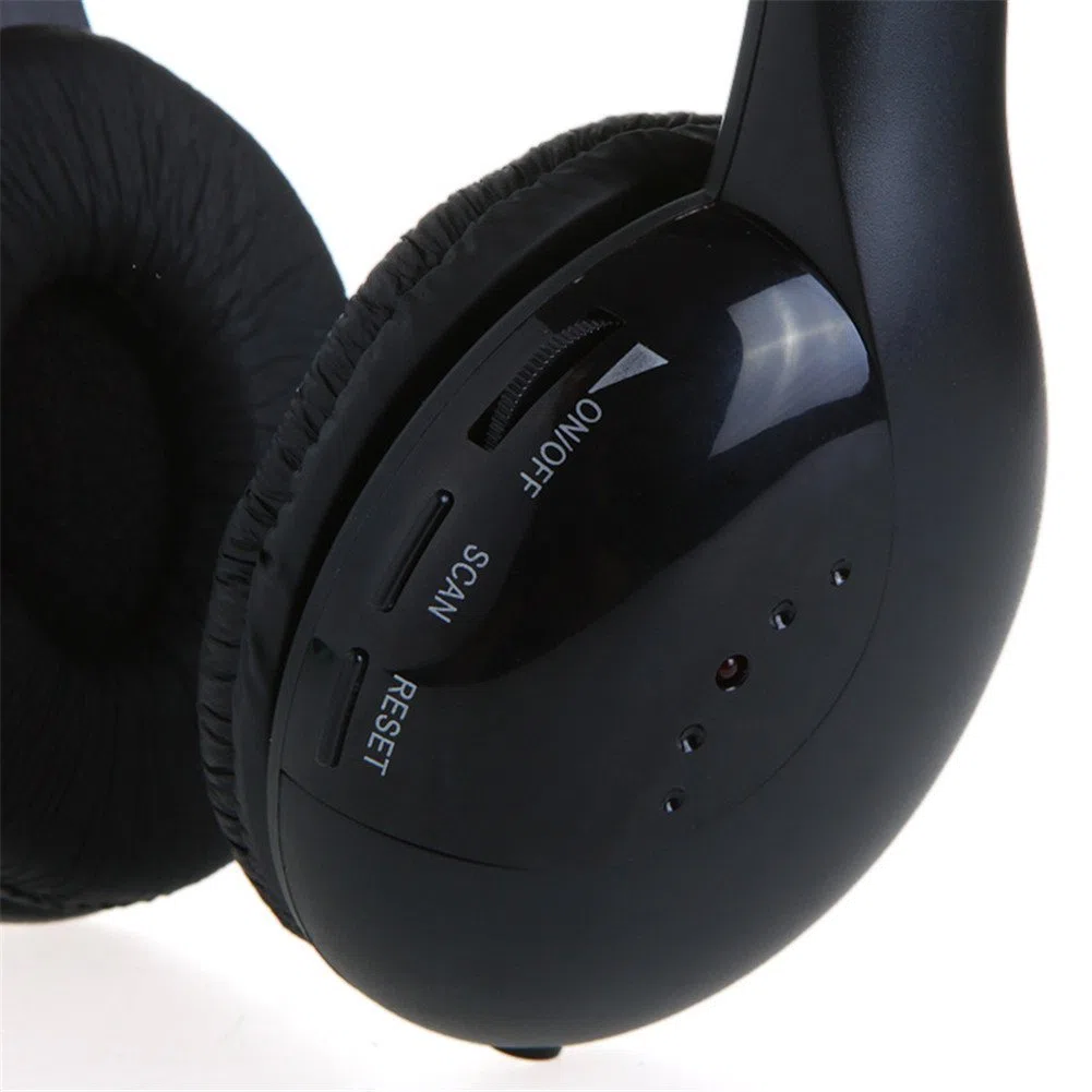 cuffie wireless HiFi per radio FM, MP3, PC, TV, telefoni cellulari audio