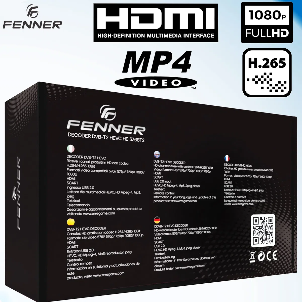 Decoder DVB-T2 HD 1080p SINTONIZZAZIONE AUTOMATICA Decoder Digitale terrestre 2024 HDMI HEVC Main 10 Bit H265 riceve TUTTI i canali gratuiti DOLBY-DIGITAL+ (GX1 (Senza Tasti sul display))