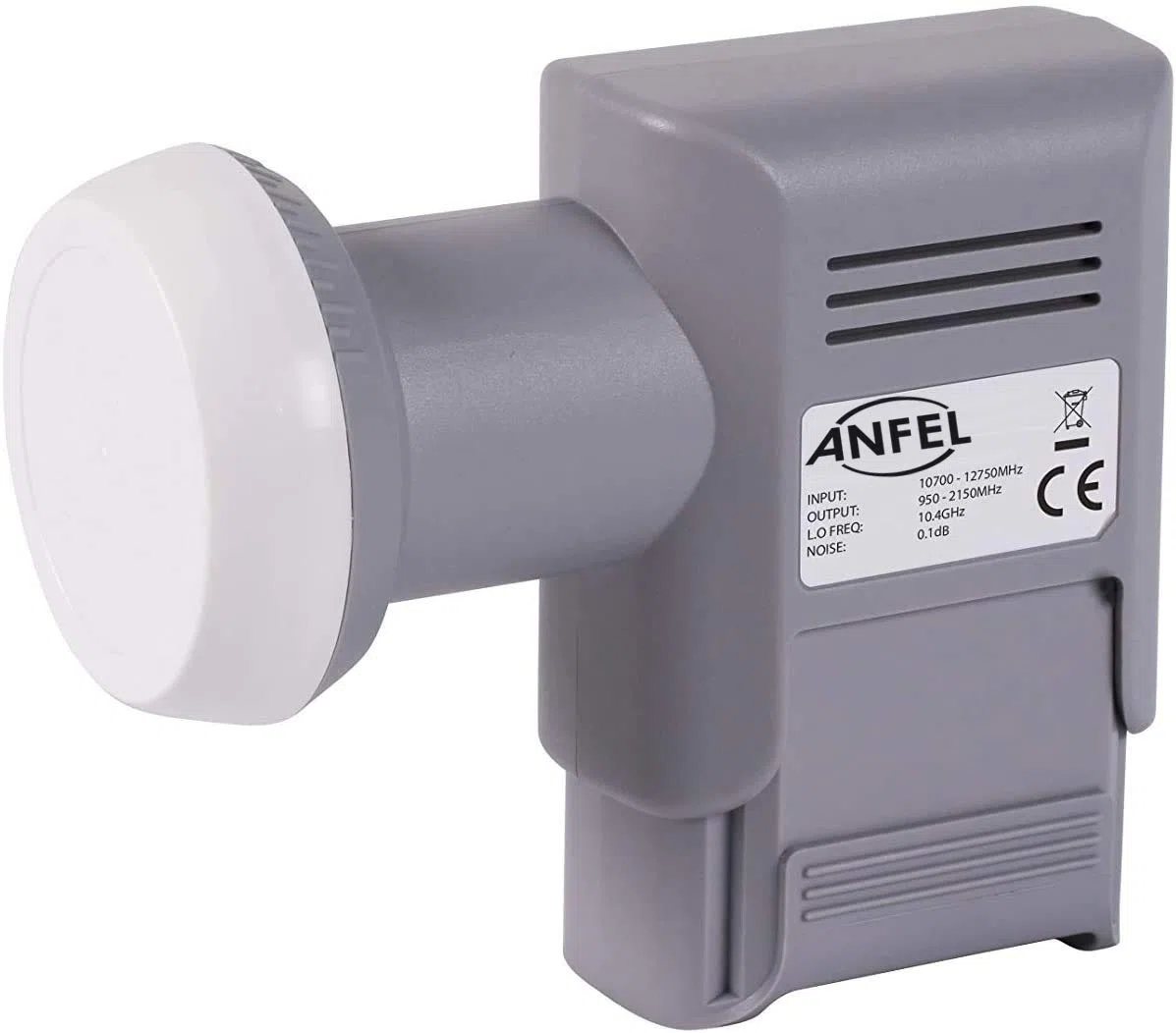 LNB dCSS+Quad SCR, LNB unicable per fino a 16 ricevitori, 4K ready, 3D ready, UHD ready, protezione dalle intemperie estraibile, compatibile SKyQ DCSS SCR 16UB PRO LNB