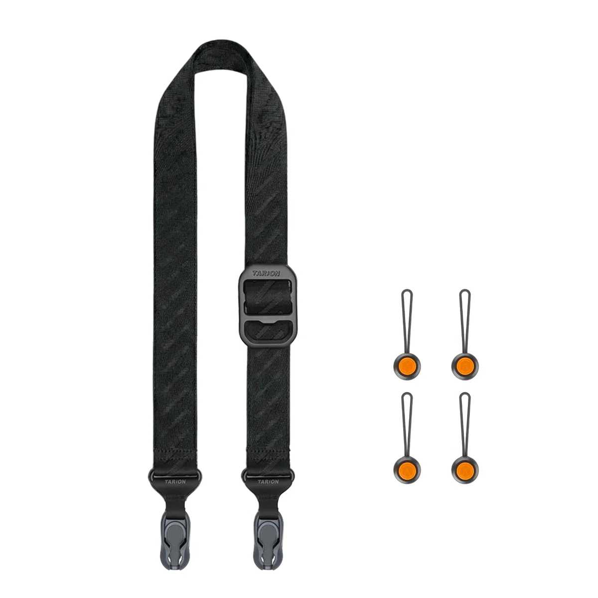 TARION Tracolla per Fotocamera a Sgancio Rapido – Tracolla Magnetica per DSLR – Regolazione Rapida della Lunghezza 83-141cm – 50kg Ancoraggi di Sicurezza in Corda Dyneema ad Alta Portata – Magislide