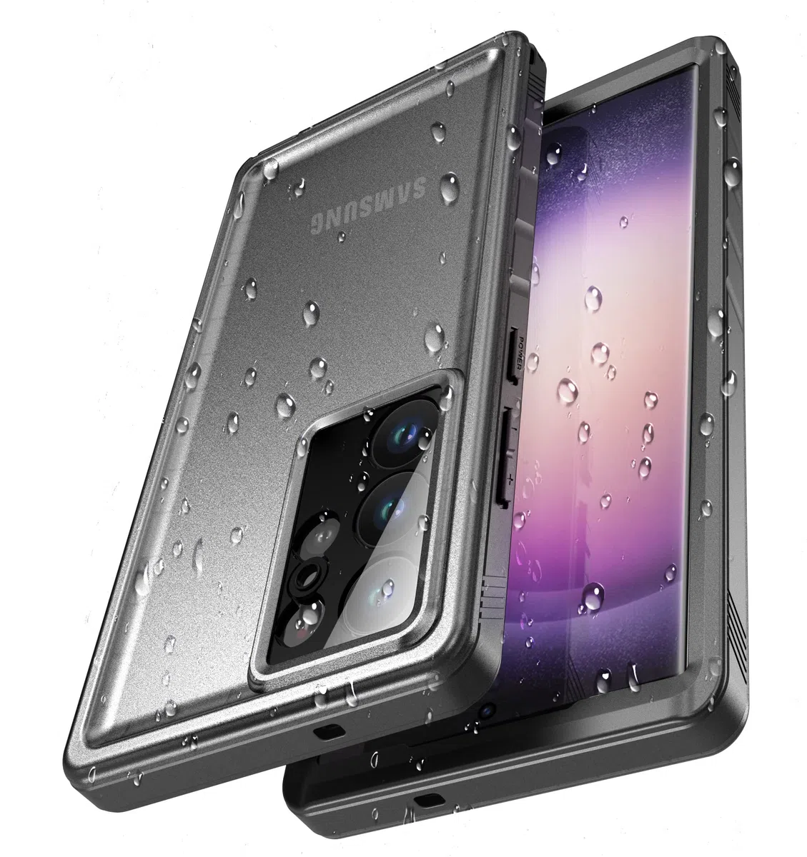 Cozycase Cover TOP Antiurto IP68 Impermeabile Per Samsung Galaxy S25 Ultra Militare Resistente 360 Completa Subacquea Antipolvere integrale Rigida Rugged Custodia S 25 Anti Urto Waterproof Doppia Case