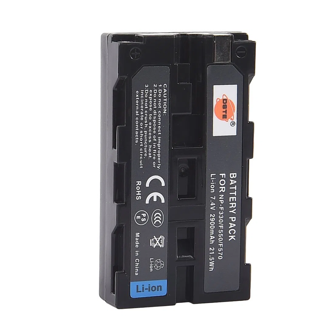 DSTE 2-pacco NP-F550 NP-F570 Ricambio Batteria + Caricabatteria Compatibile per Sony CCD-TR818 CCD-TR87 CCD-SC55 CCD-SC6 CCD-SC65 CCD-SC7 CCD-TR67