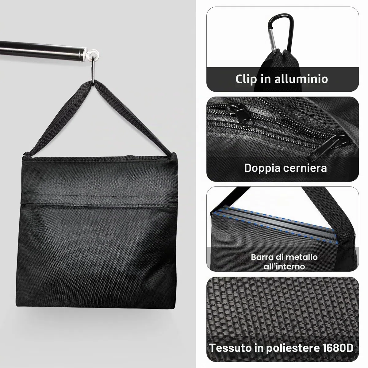 EMART 4 Pcs Sacchi di Sabbia Resistente per Studio Fotografico e Video, Treppiedi, Giardino