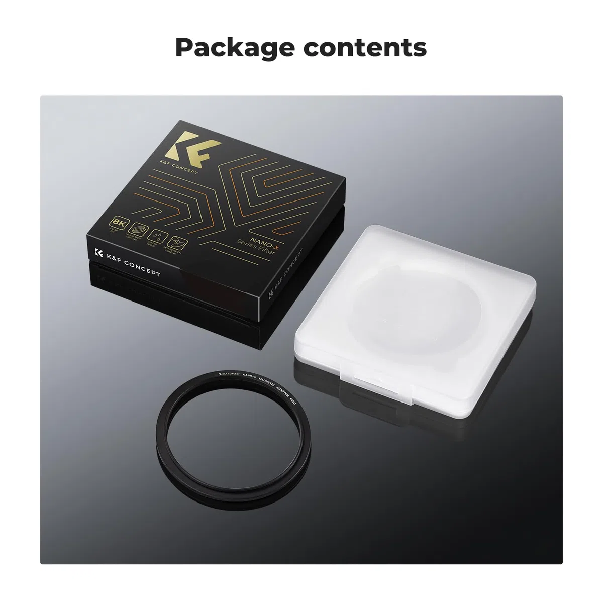 K&F CONCEPT Anelli Adattatori Filtri Fotografici Magnetici Step-up per Filtri 67mm-82mm