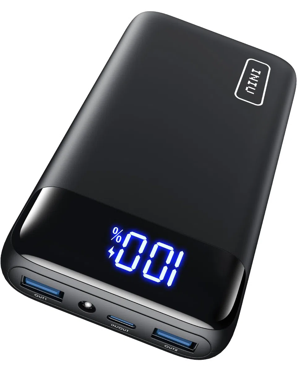INIU Power Bank, 20000mAh 22,5W Powerbank Ricarica Rapida, USB C Input & Output Caricatore Portatile PD3.0 QC4.0 Powerbank per iPhone 17 16 15 14 13 12 Pro Max Mini Plus Samsung S23 S22 iPad etc