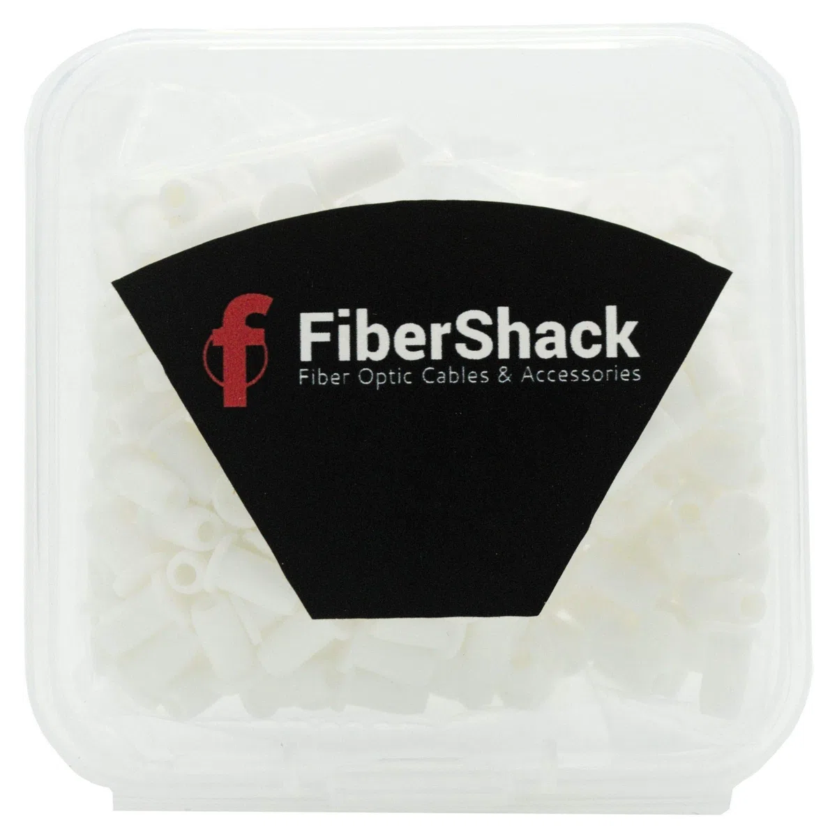 Fibershack - LC Fiber Optic Dust Caps. 200 x 1.25mm LC Fiber Dust Caps in a Snap Lock Case for LCUPC Optical Cables and End Faces