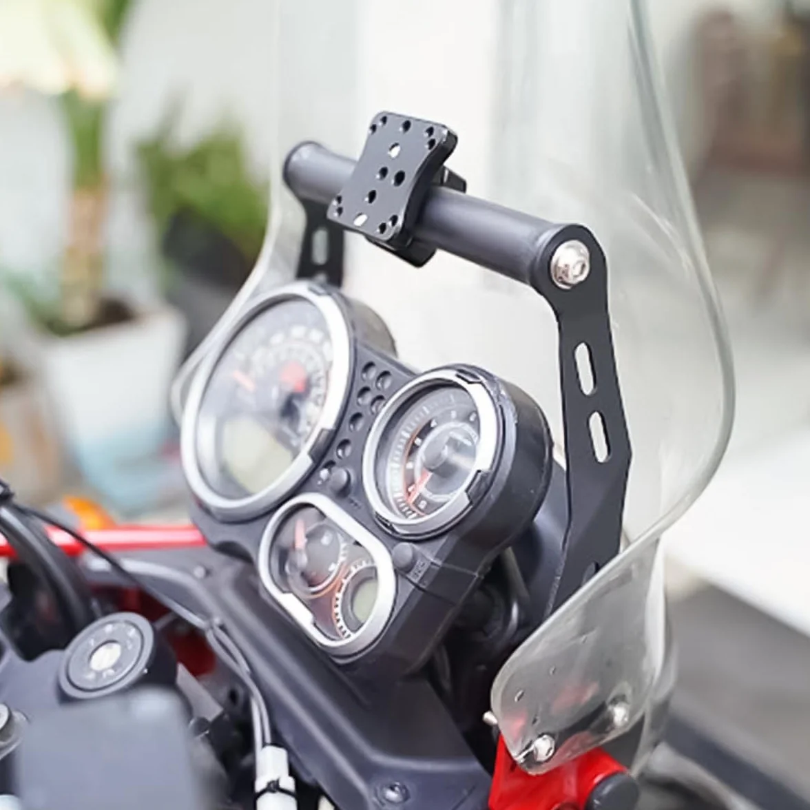 Supporto GPS per moto Supporto navigatore per moto adatto per Tenere 700 20-24, XTZ1200 14-24 CRF1000L 16-19 R1200 GS/GSA 2014-2018 R1250