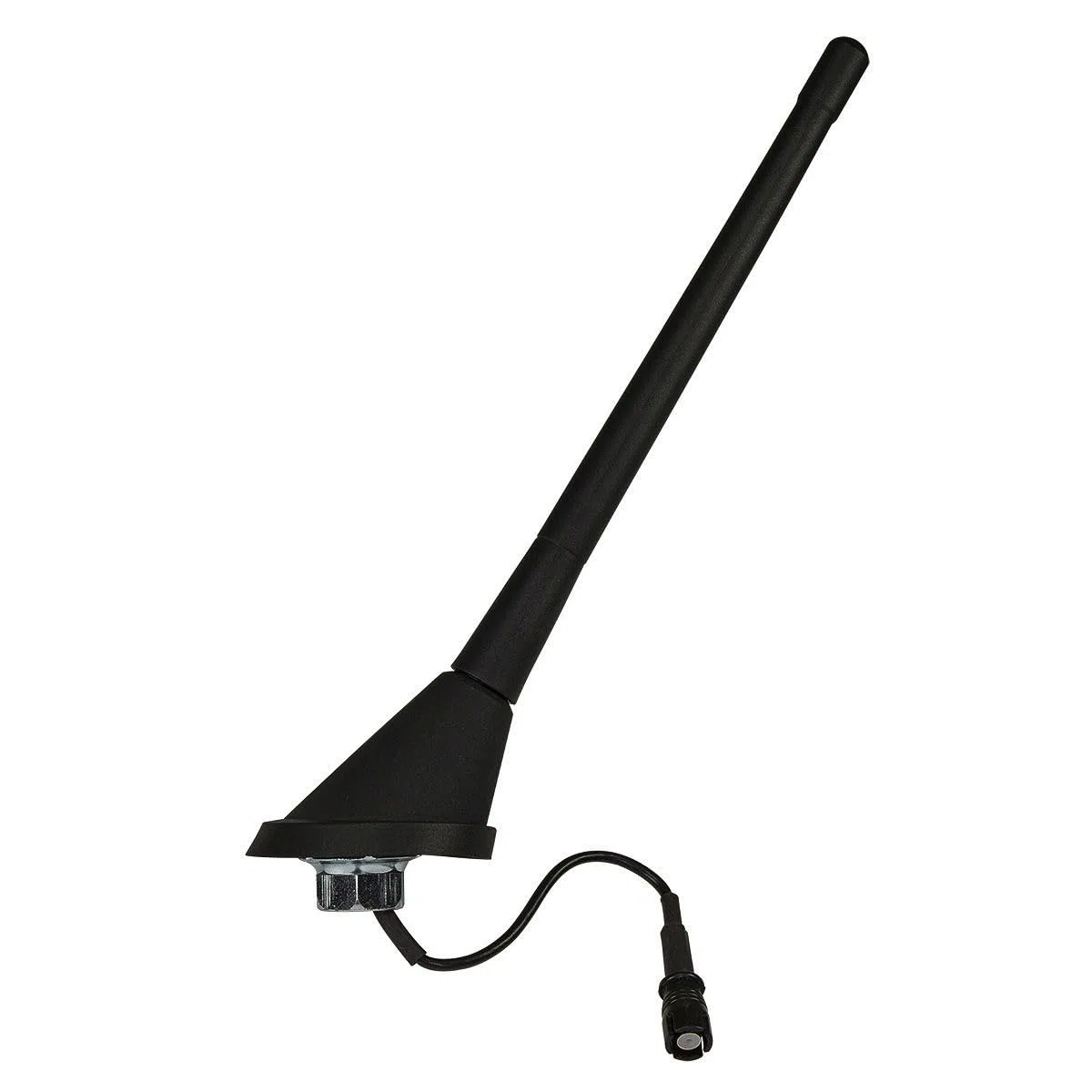 tomzz Audio 1000-005 Auto Antenna Tetto 16V Amplificatore RAKU 2 II compatibile con Audi Opel Seat Skoda VW Anti Noise Rod 17,5cm 60 gradi
