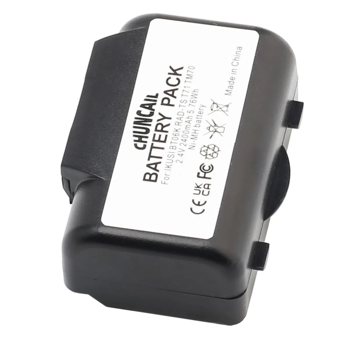 Batteria NI-MH da 2,4 V 2400 mAh per IMET BE5000, I060-AS037, M550S, M550S Wave L, M550S Wave S, sostituisce AS037