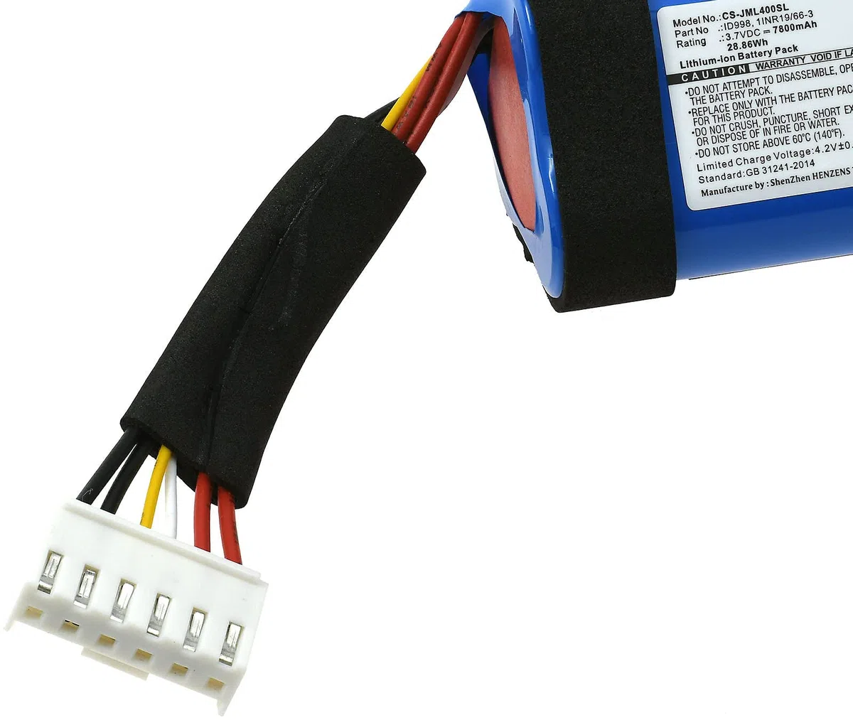 Batteria per altoparlante JBL Charge 4 / Charge 4 BLK/Charge 4 J, 3,7 V, Li-ION [Batteria degli altoparlanti]