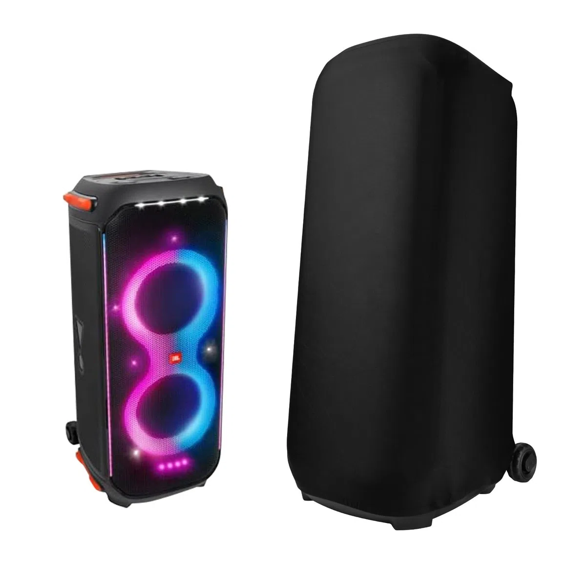 Custodia Protettiva Antipolvere per JBL PartyBox 710 Cassa Altoparlante Wireless Bluetooth,Lycra Borsa Copertura Cover Accessori per JBL PartyBox 710(Nero)