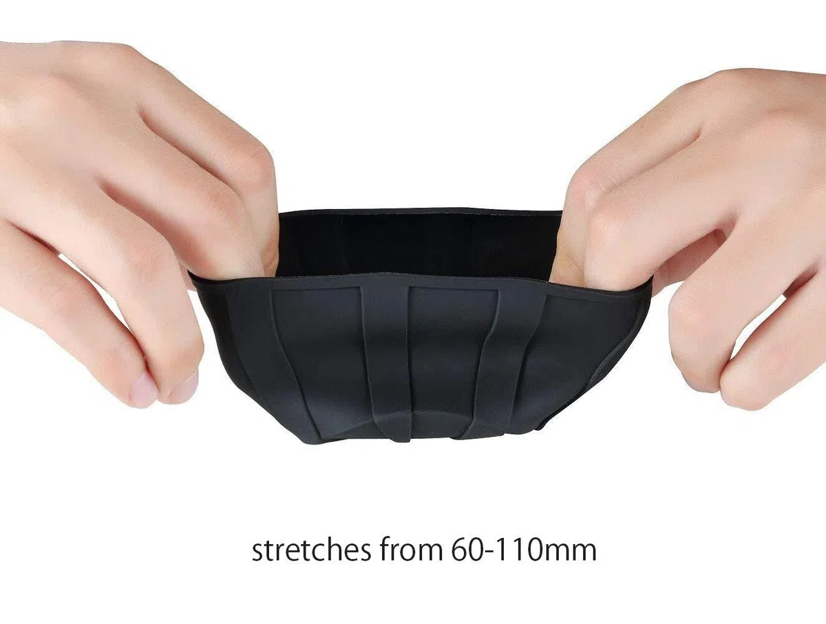 Copriobiettivo universale in silicone, antigraffio, impermeabile e antiurto, 60-110 mm, confezione da 4