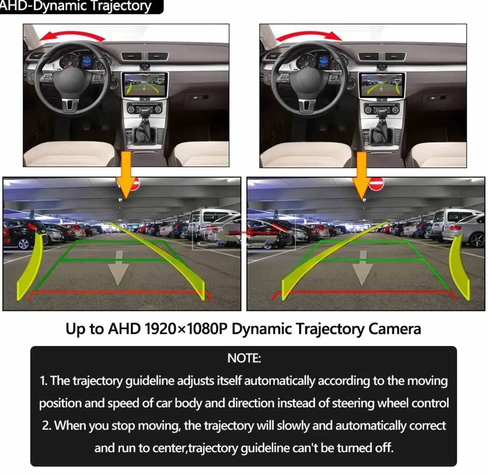 Telecamera Retromarcia Per Alfa Per Romeo Per MITO Per Giulietta 156 159 166 147 170° AHD Vista Posteriore Veicolo Macchina Fotografica Reverse Monitor Android Telecamera Posteriore(AHD 720P CVBS 170)