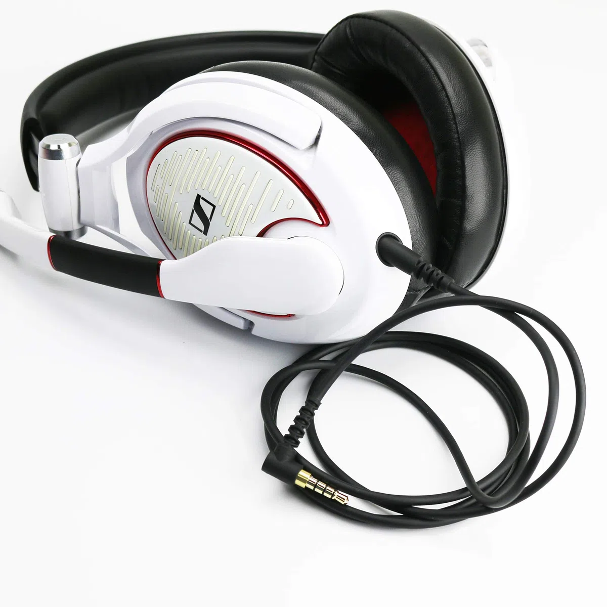 Cavo audio di ricambio, compatibile con cuffie da gaming Sennheiser Game One, Game Zero, PC 373D, GSP 350, GSP 500, GSP 600 1.3m/4.3ft