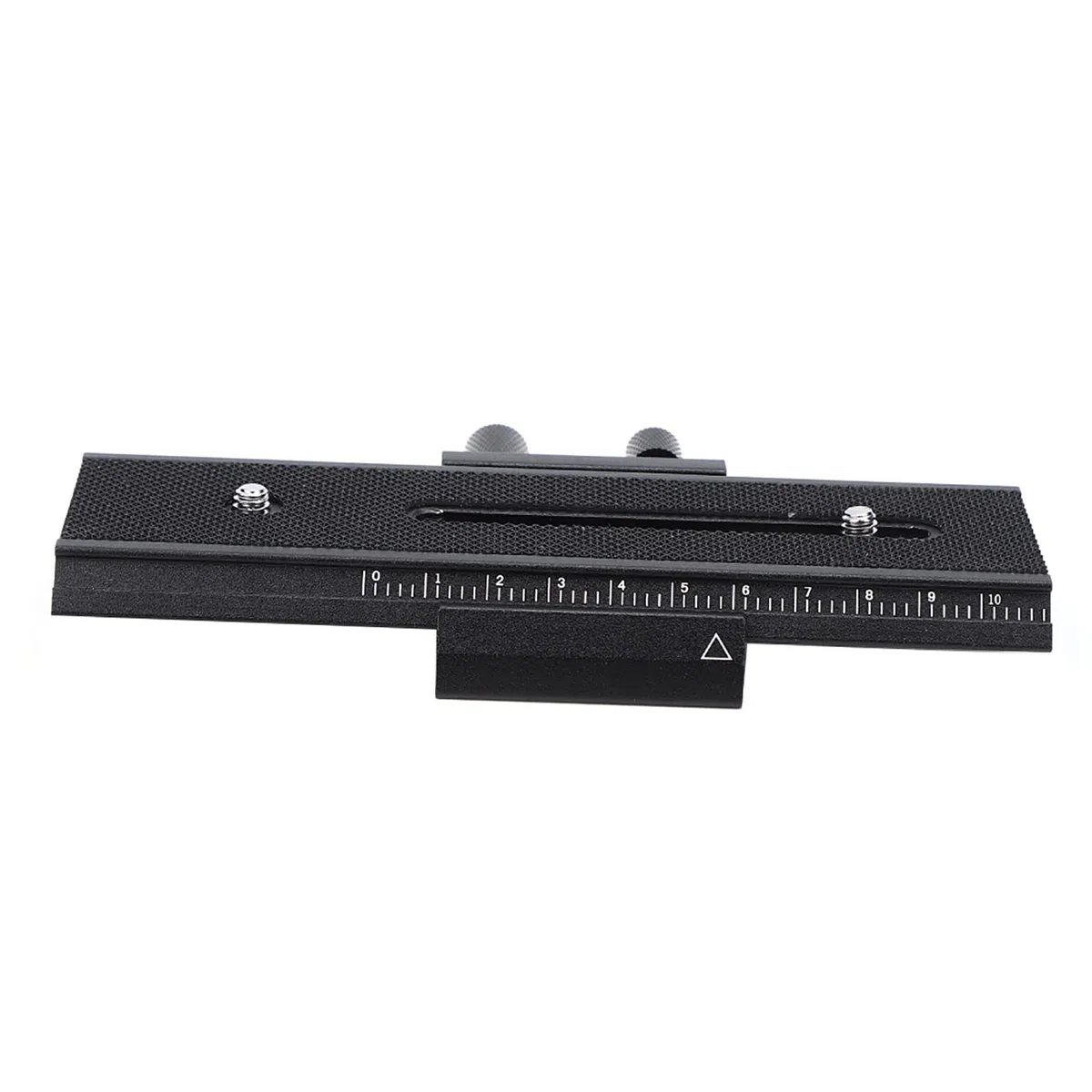 Slider da 11 cm, cursore per guida di messa a fuoco macro a 2 vie con montaggio a vite per guida della fotocamera 1 4" per riprese ravvicinate universale per fotocamere DSLR