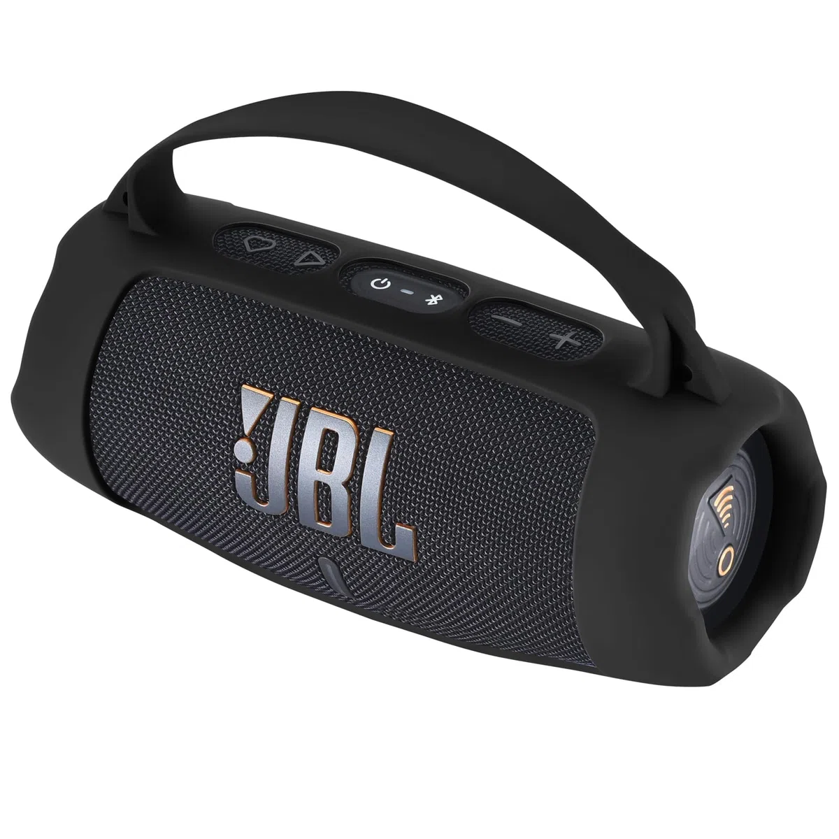 Custodia in Silicone per JBL Charge 5 WiFi e Altoparlante Bluetooth,Charge 5 WiFi & Charge 5 Manicotto da Viaggio Portatile Protezione Pelle Custodia di Trasporto(Nero)