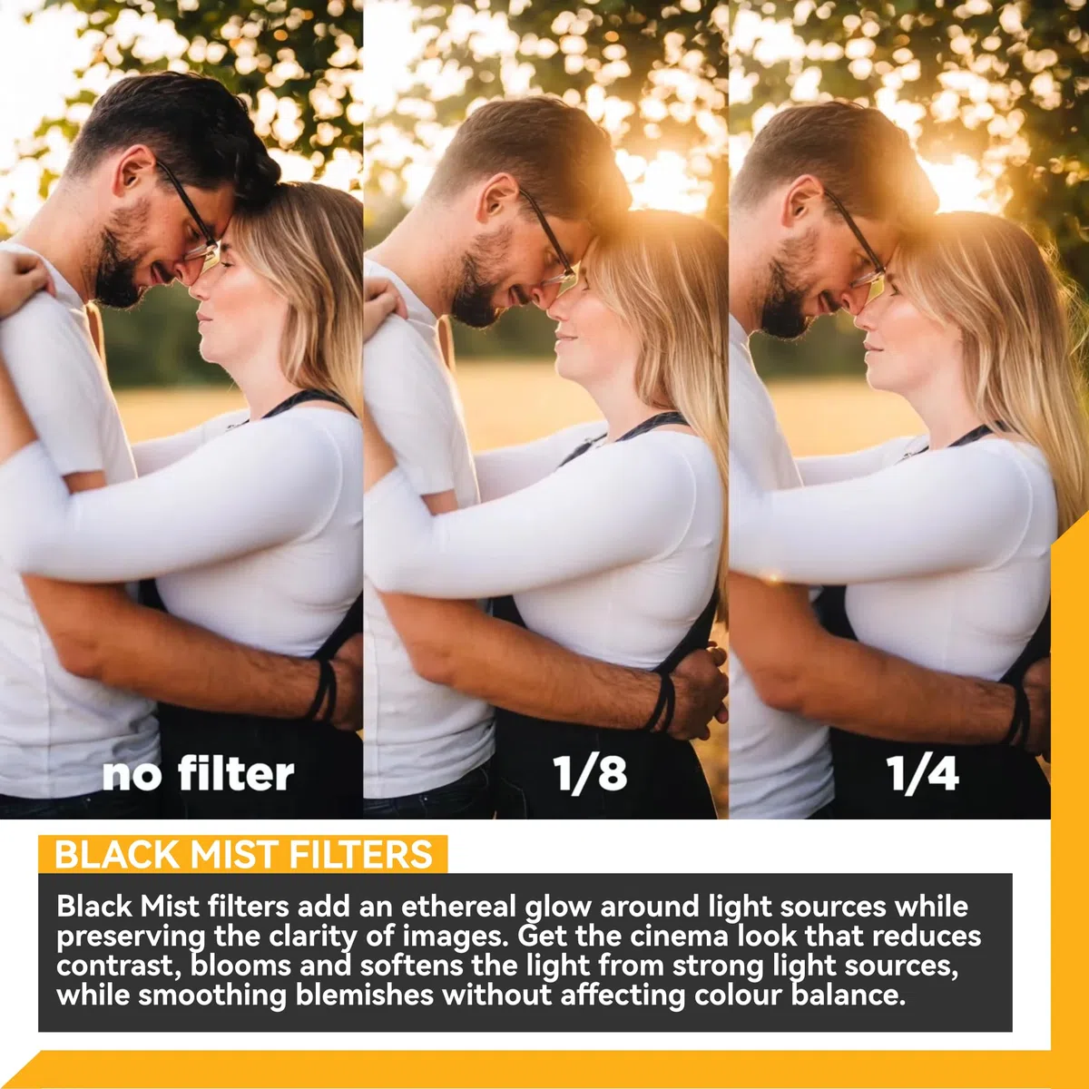 NiSi 82mm JetMag Pro Magnetic Black Mist 1/4 Filtro magnetico per diffusione Promist Efficace per fotocamera (da utilizzare con l'anello adattatore JetMag Pro)