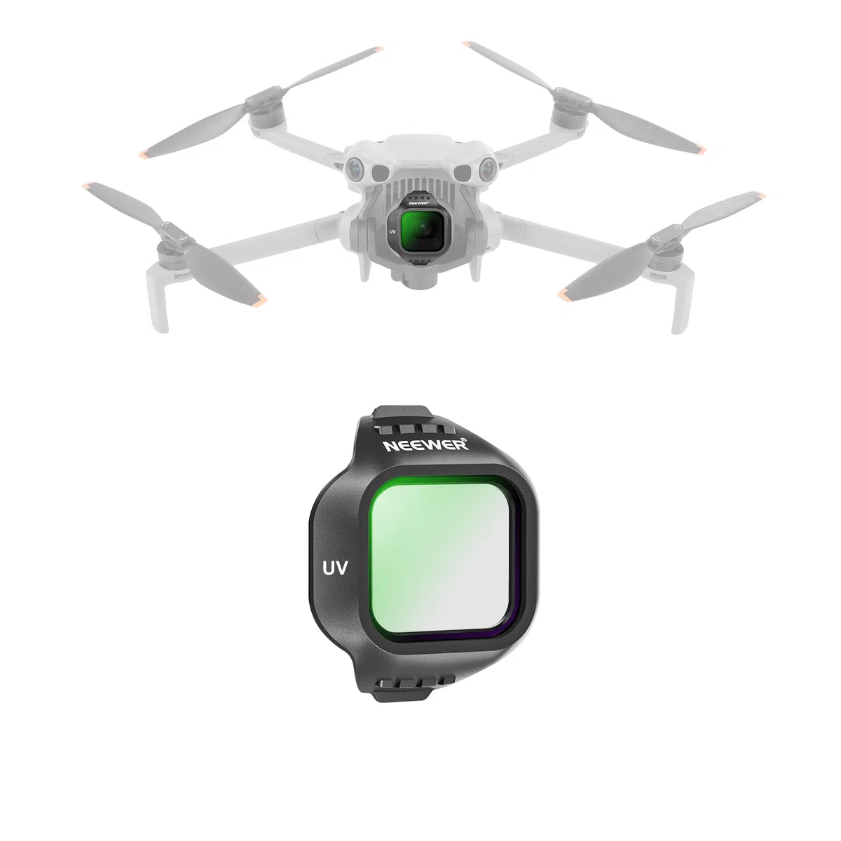 NEEWER Filtro UV Compatibile con DJI Mini 5 Pro Drone, Filtro Protettivo a Scatto per Obiettivo della Fotocamera in Vetro Ottico Multistrato, Accessori per Fotografia Videografia Aerea