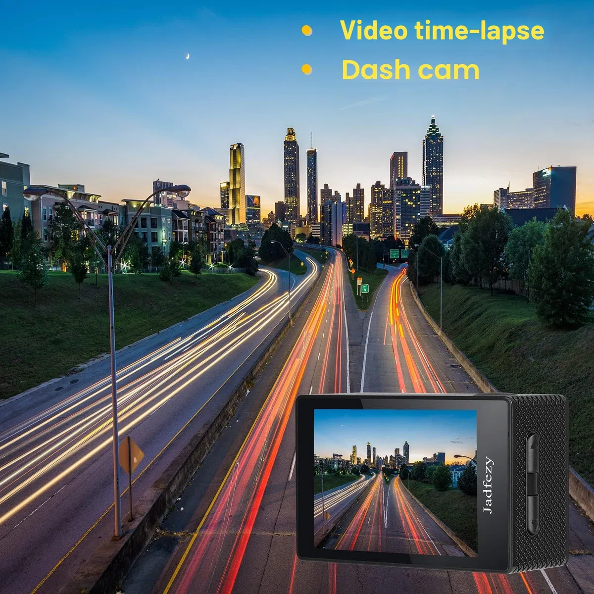 Action Cam 1080P con scheda da 32 GB, Macchina Fotografica Subacquea impermeabile 30M, Fotocamera Subacquea con Due 900mAh Batterie Ricaricabili e Kit Accessori