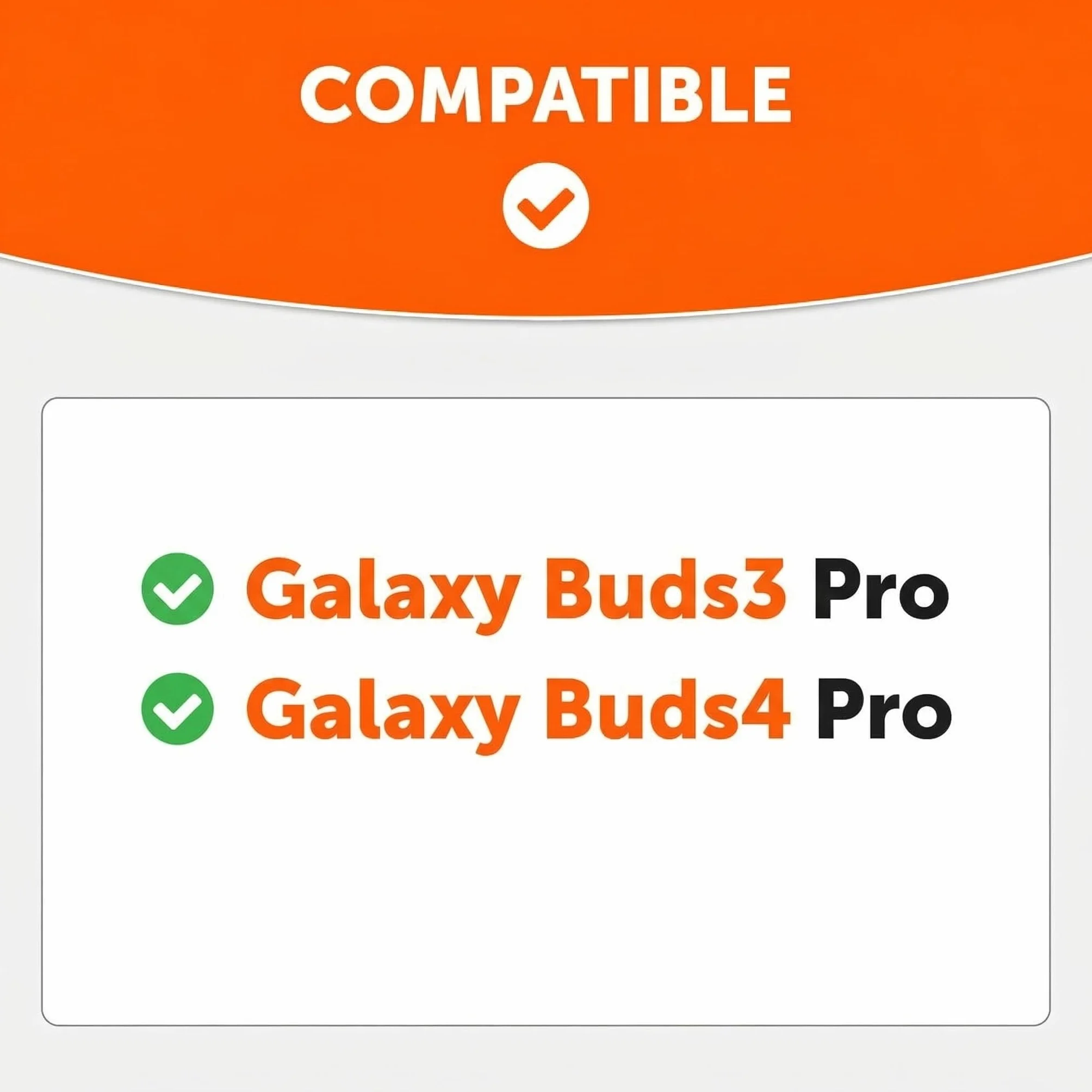 WC TipZ Galaxy – Gommini in Memory Foam Compatibili con Samsung Galaxy Buds Pro 3 & Pro 4 di Wicked Cushions | Comfort, Tenuta e Rimbalzo Migliorati | Grigio