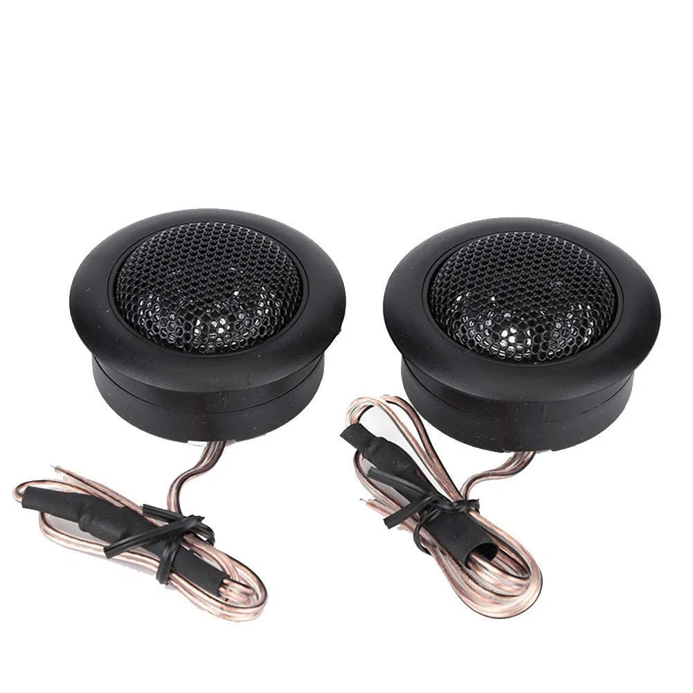 Tyenaza Altoparlanti per auto, Tweeter per auto Coppia generale 12V 120W Auto Mini Super Power Altoparlanti per tweeter a cupola ad alta potenza Altoparlanti per tweeter a cupola micro a tromba