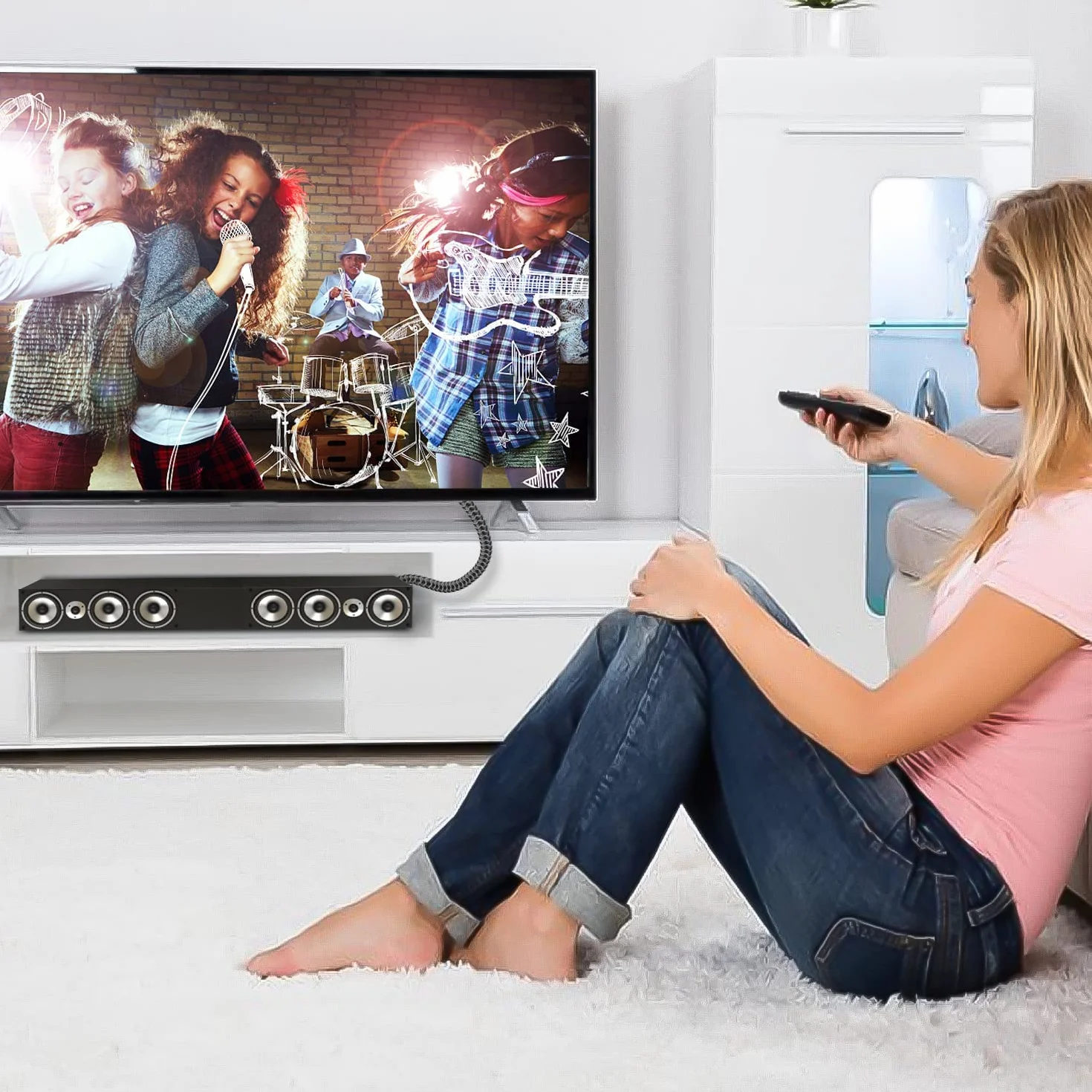 EMK Cavo Audio Ottico digitale angolo retto Cavo Toslink (Giunto placcato oro, 90 gradi fibra ottica, ottica a TOSLINK, 360 gradi girevole) cavi ottico per DVD, altoparlante, soundbar, TV (5 m)