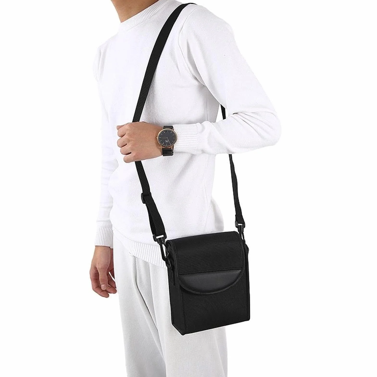 Borsa Porta binocolo, Facile da trasportare, Versatile, in Tessuto Oxford, Custodia Portatile, Robusta per Arrampicata, Birdwatching, Campeggio, Lunghezza 13 Cm