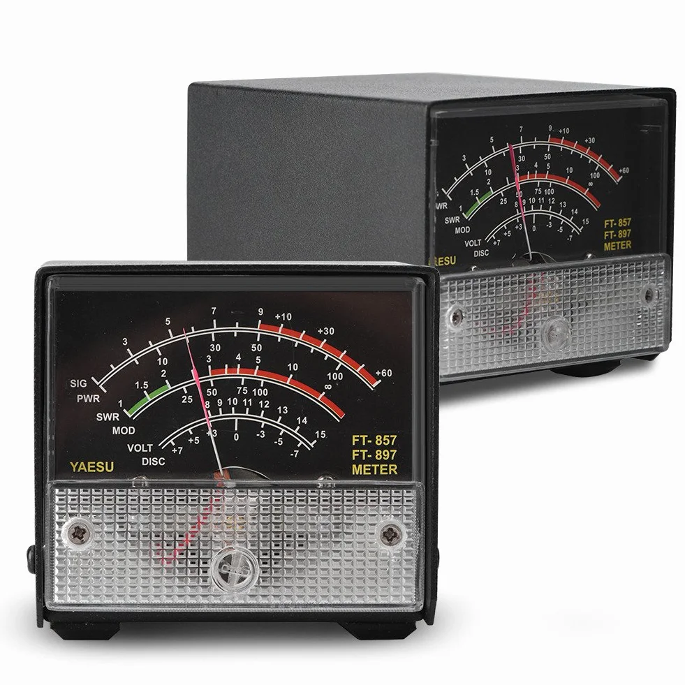 Akozon Misuratori Display Esterni, misuratore Esterno S SWR misuratore di Potenza misuratori di Ricezione per FT-857 FT-897 Display di espansione Multifunzione Esterni