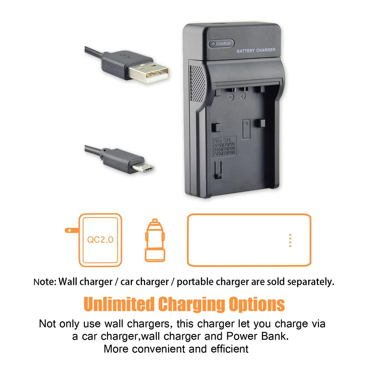 DSTE NP-FV50 Li-ion Batteria (2-Pacco) e Caricabatterie USB Compatibile per Sony HDR-CX220 HDR-CX230 HDR-CX290 HDR-CX330 HDR-CX380 HDR-CX430V HDR-CX900 TD30V HDR-CX260V HDR-CX580V HDR-CX760V HDR-PJ200