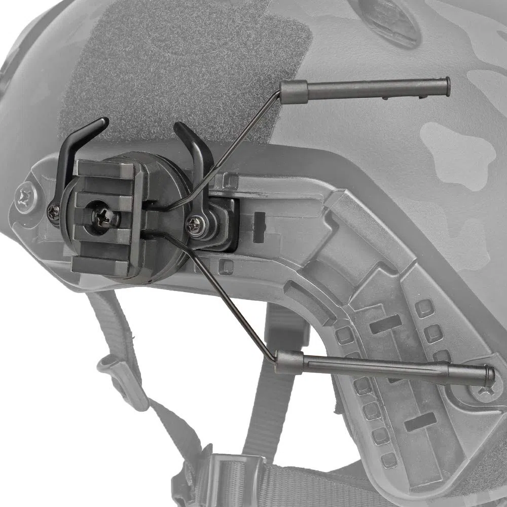 Staffa di Supporto per Cuffie da Softair per Casco tattico Adattatore per Cuffie Comtac