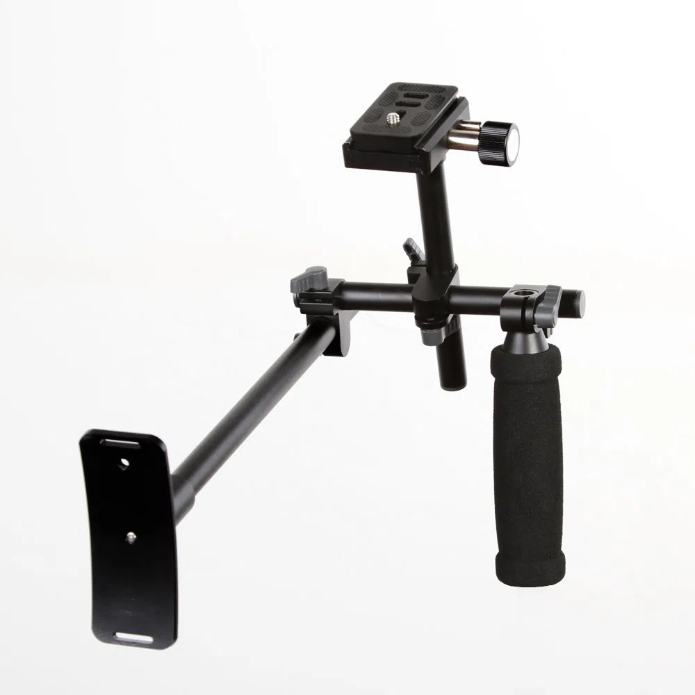 Fotga DSLR Singolo Mano Sostegno Della Spalla Rig Staffa Stabilizzatore + Piastra a Sgancio Rapido per Fotocamere DSLR e Videocamere
